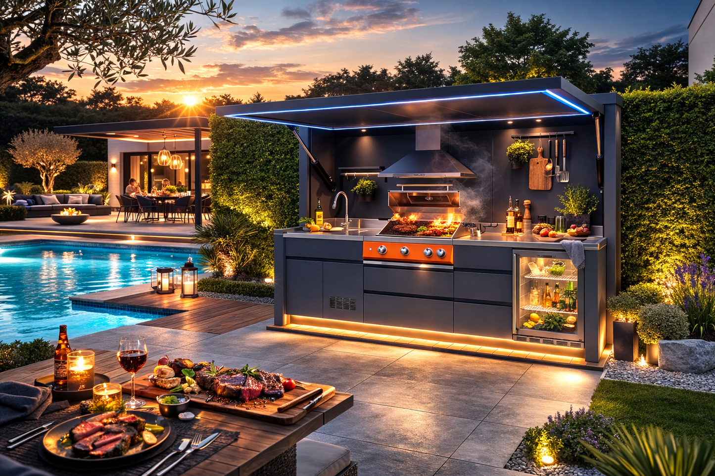 BBQ Pod / Outdoor Grillstation