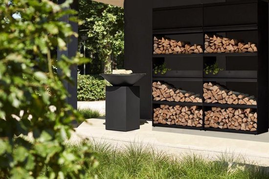 Ofyr Wood Storage Black 200